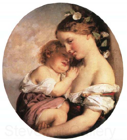 Brocky, Karoly Mother and Child Spain oil painting art